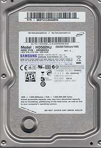 Disco Rígido Samsung Interno 3.5" 500GB Sata