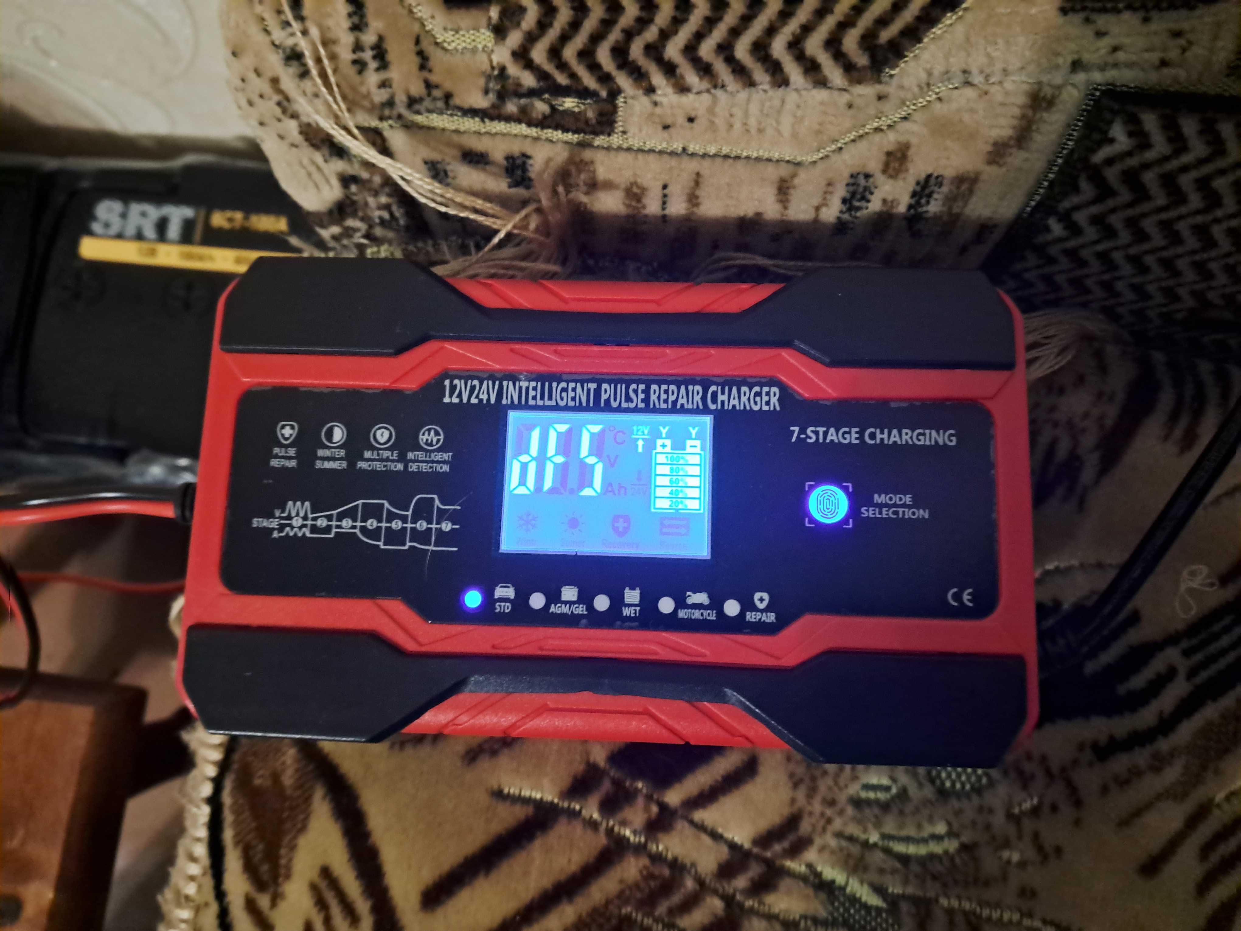 Зарядное устройство для аккумуляторов 12V 10A - 24V 5A