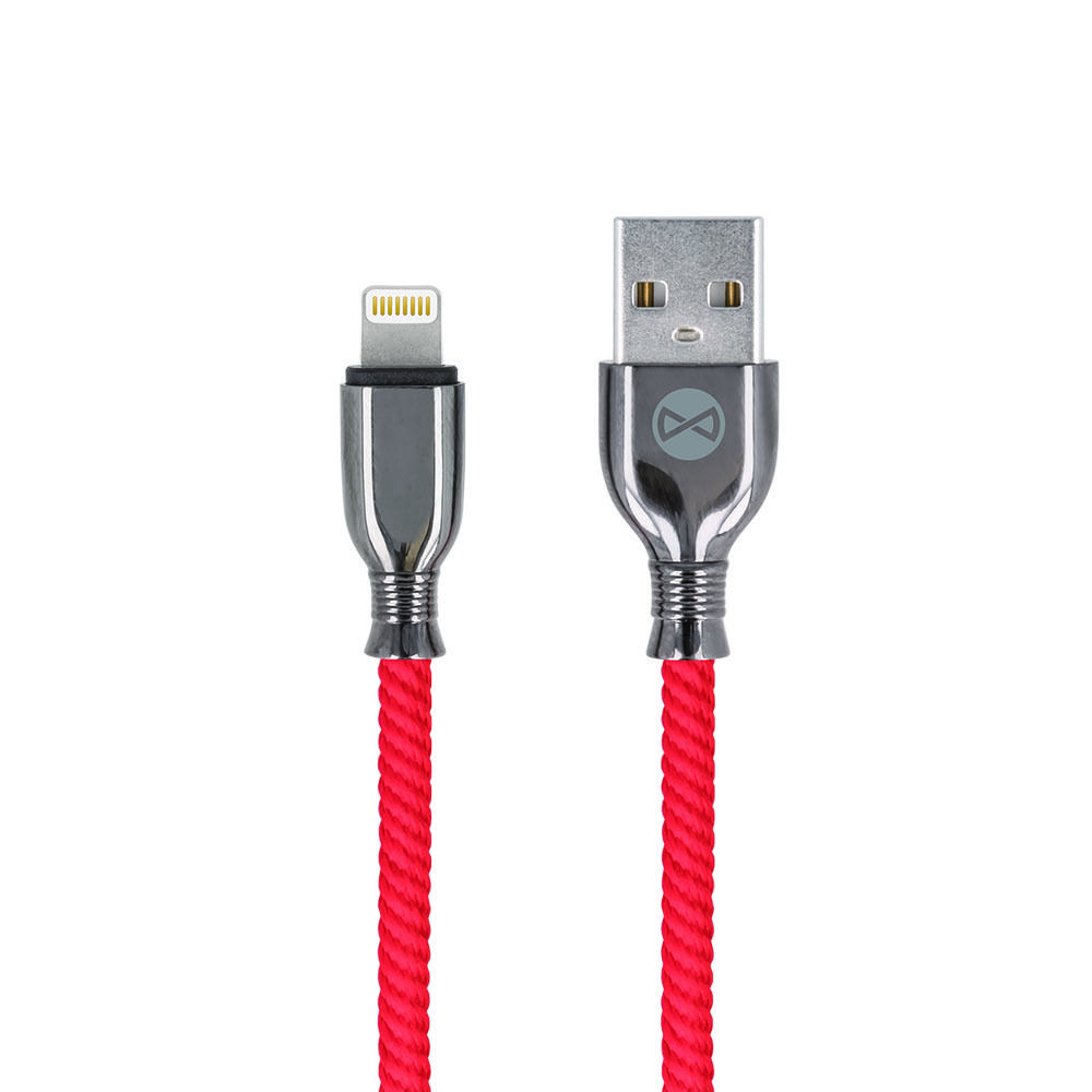 Forever kabel Tornado USB - Lightning 1,0 m 3A czerwony