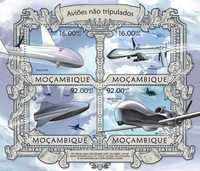 Mozambik 2013 cena 4,90 zł kat.10€ - odrzutowce, arkusz