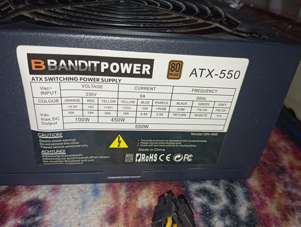 Zasilacz ATX 550wat