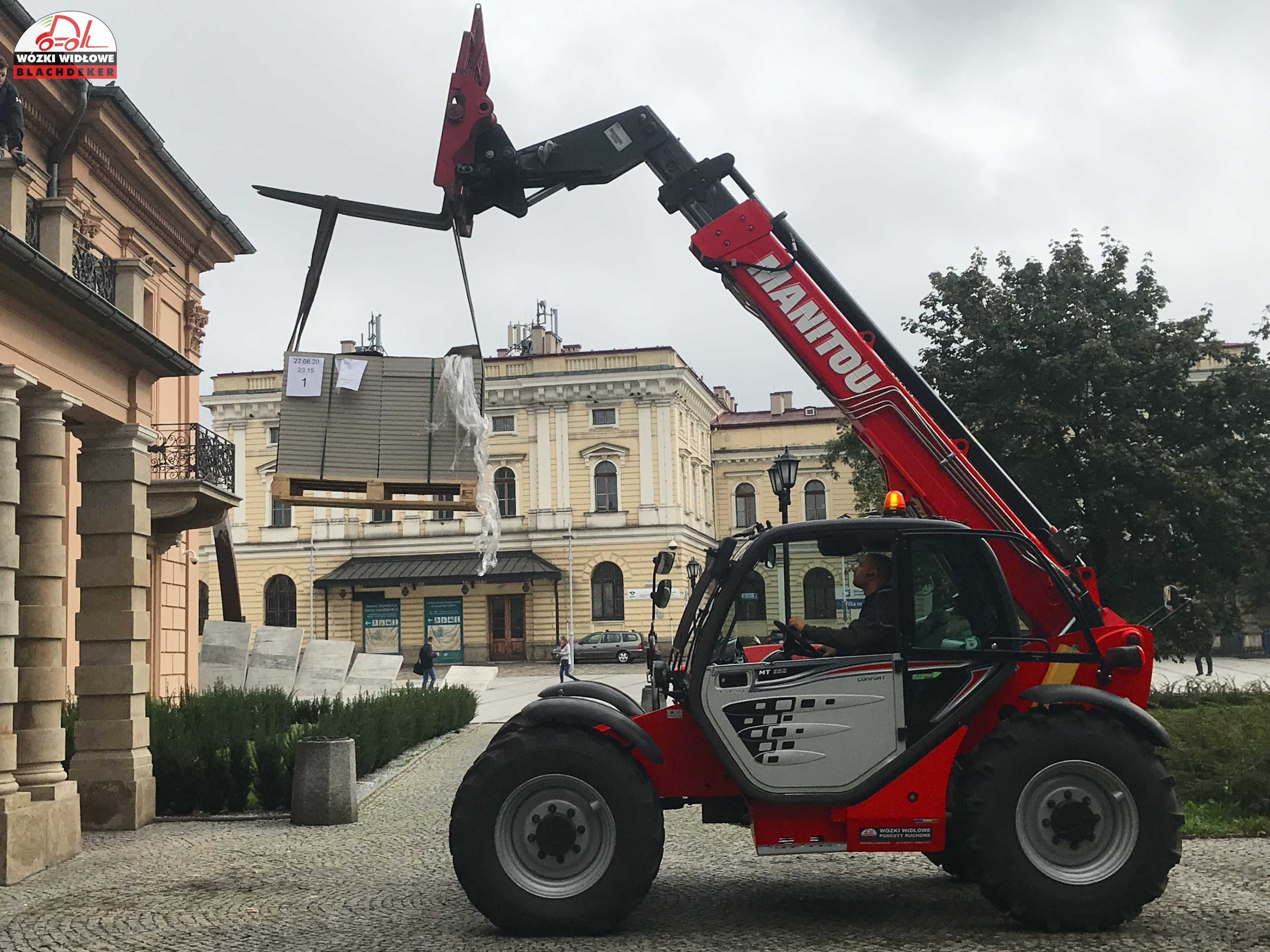 Wynajem: wózek widłowy / ładowarka teleskopowa (Małopolska i okolice)