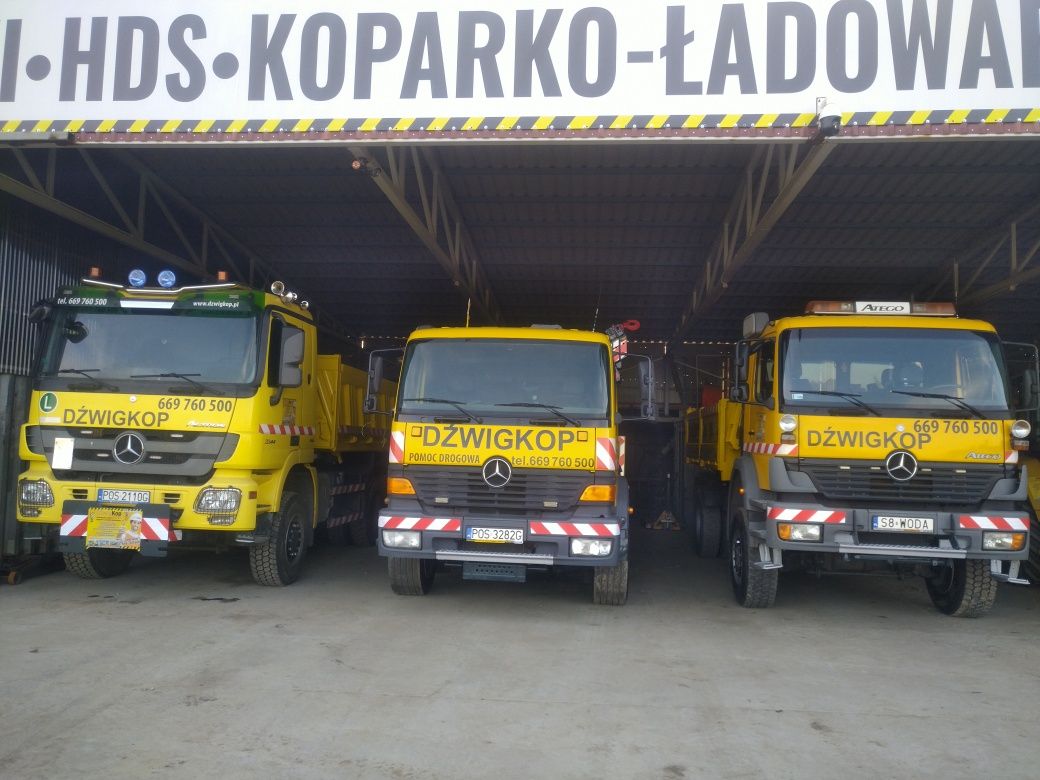 Czarnoziem Ziemia ogrodowa piasek gruz mielony koparka  wywrotka torf
