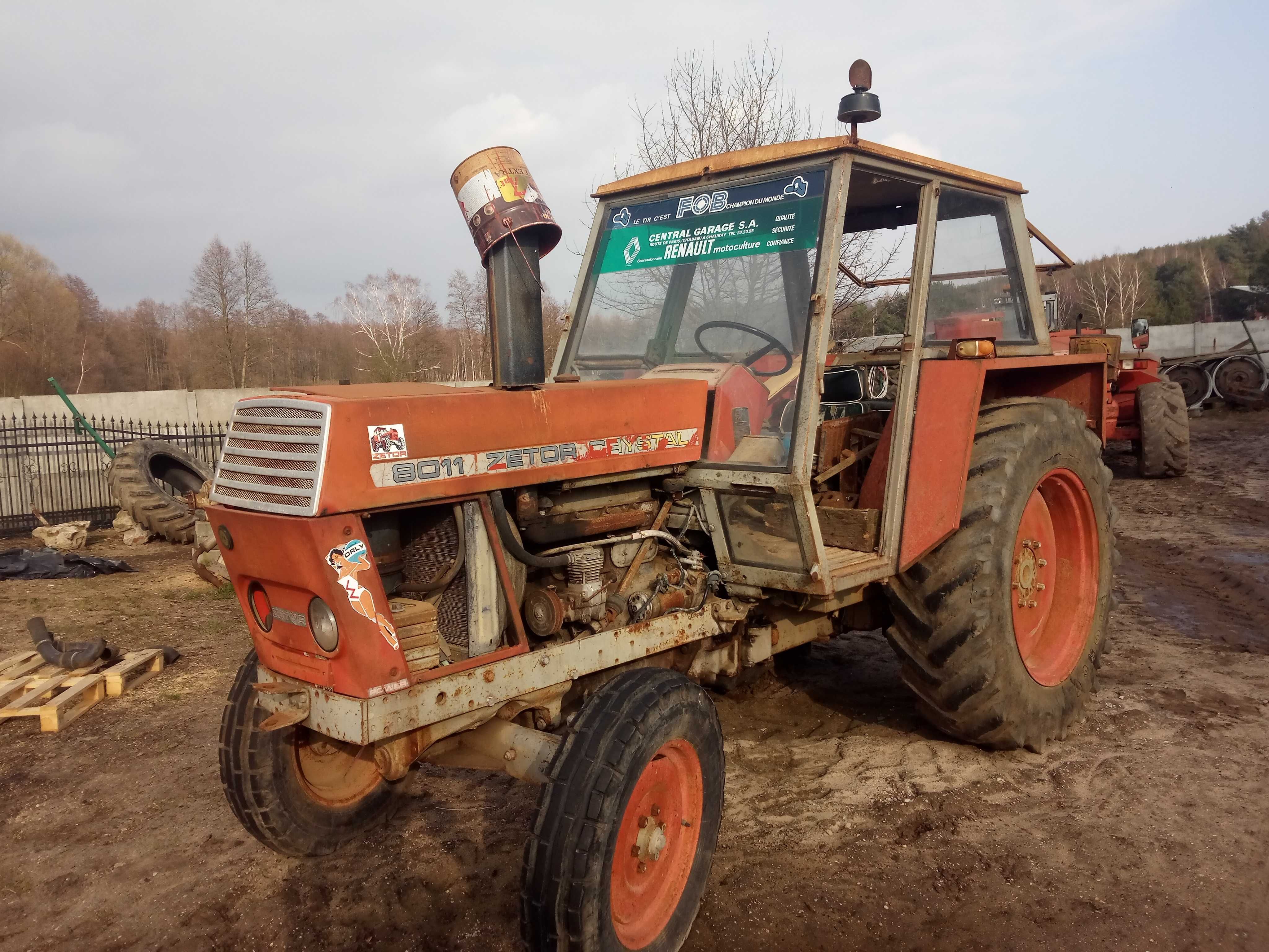 Ursus C-385 koło zamachowe docisk sprzęgła Zetor 8011
