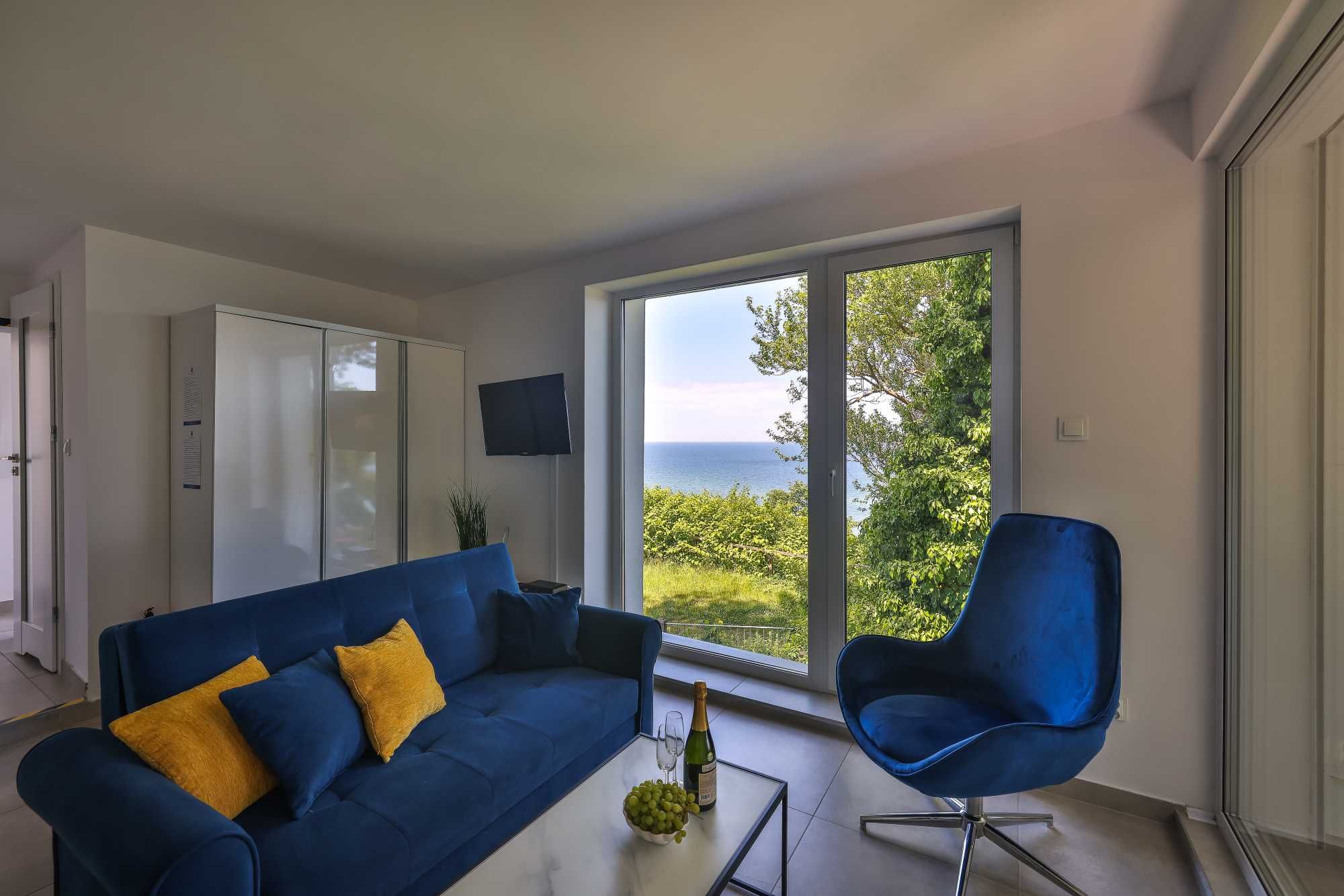 2-pokojowy apartament z wyjątkowym widokiem na morze, 100m od plaży