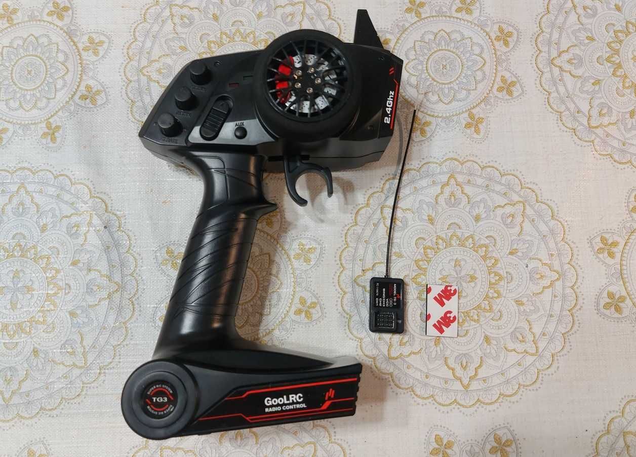 Nowa Aparatura Radio Odbiornik 3CH GoolRC 2.4 Traxxas Strada RC