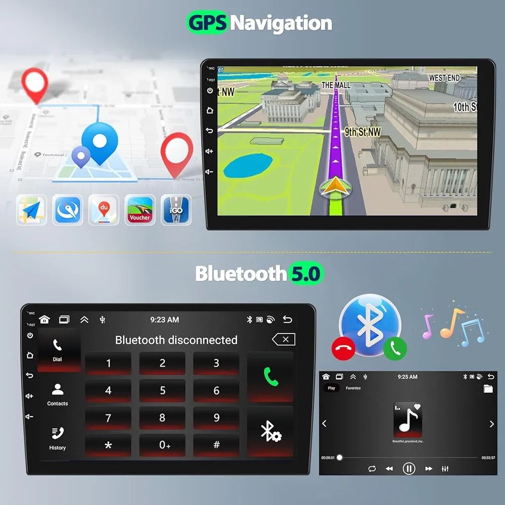 Android 13 Car Radio dla Ford Focus MK2/MK3 (2004–2011):