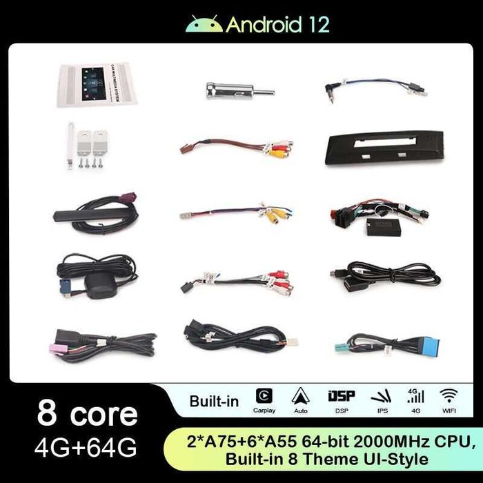 Auto-rádio 2 din android 14 Megane 2 (2002 a 2008)
