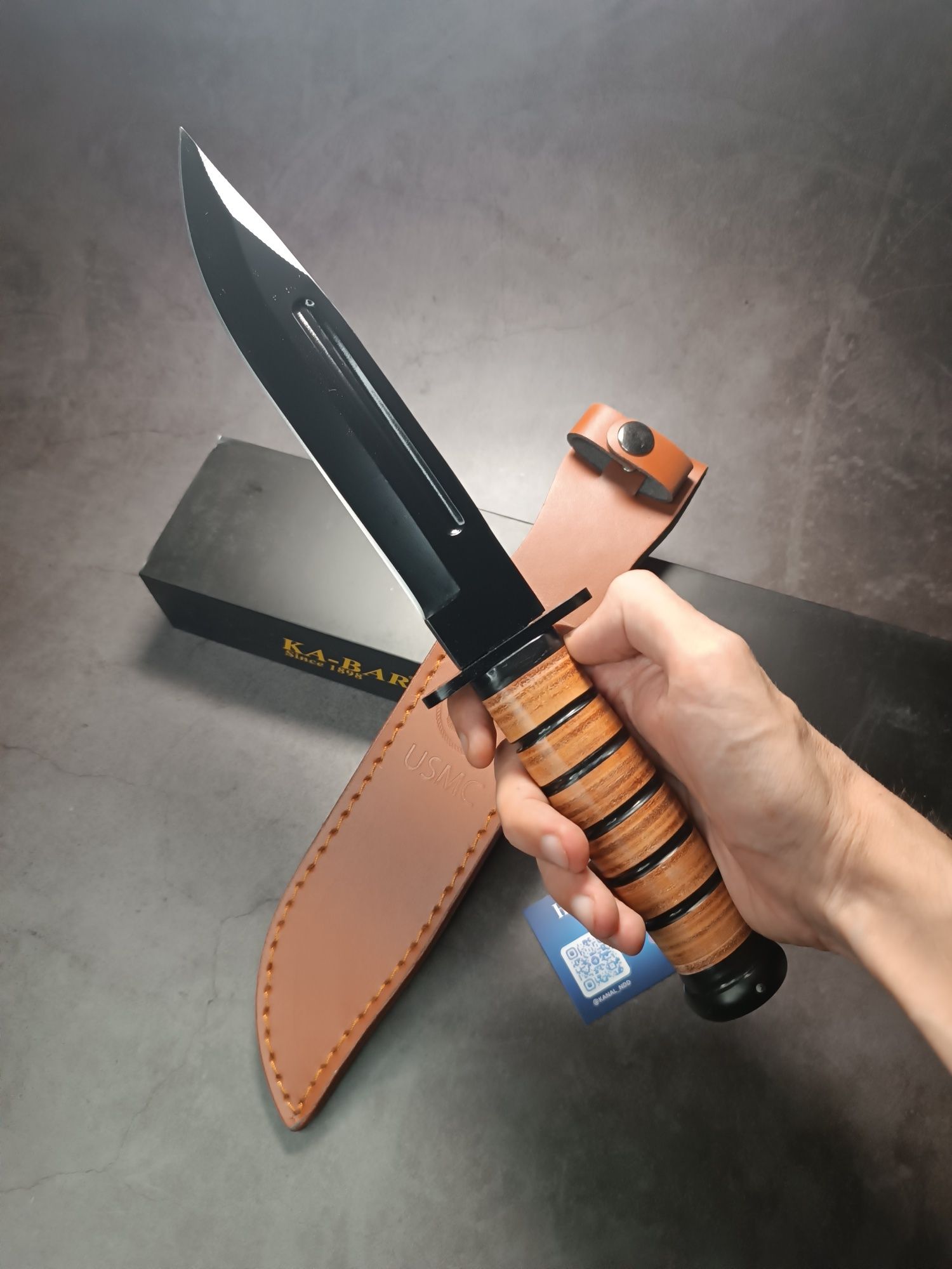 Классический тактический нож морской пехоты США KA-BAR USMC