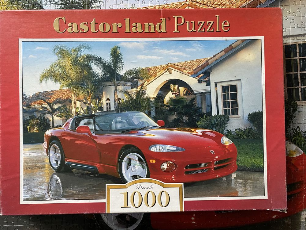 Puzzle Castorland 1500(-2) Czerwony samochód