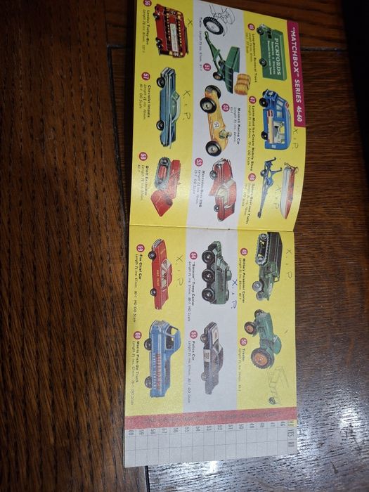Catalogo matchbox 1965
