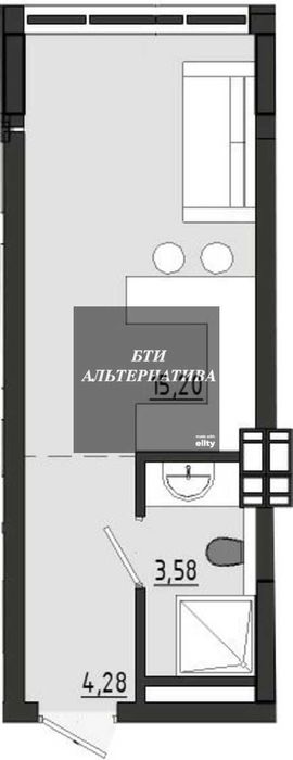 Смарт-квартира возле ТРЦ Ривьеры