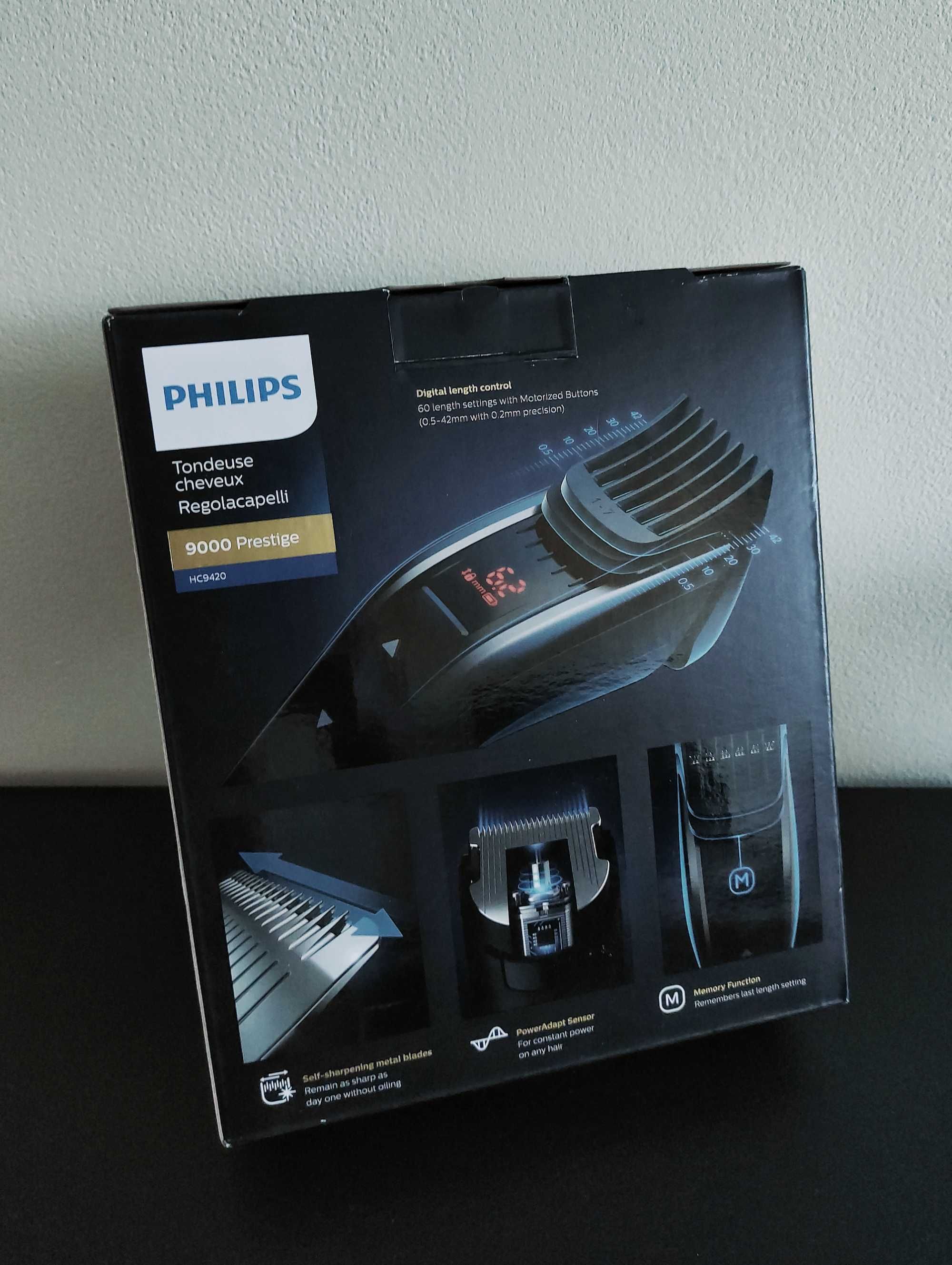 Máquina de Cortar Cabelo e Aparador Philips Serie 9000 HC9420/15