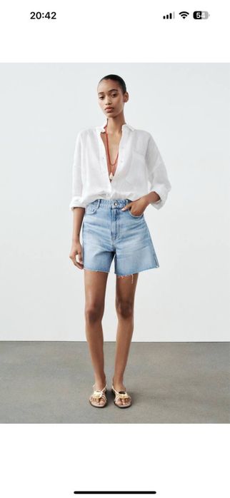 Шорти ZARA висока посадка