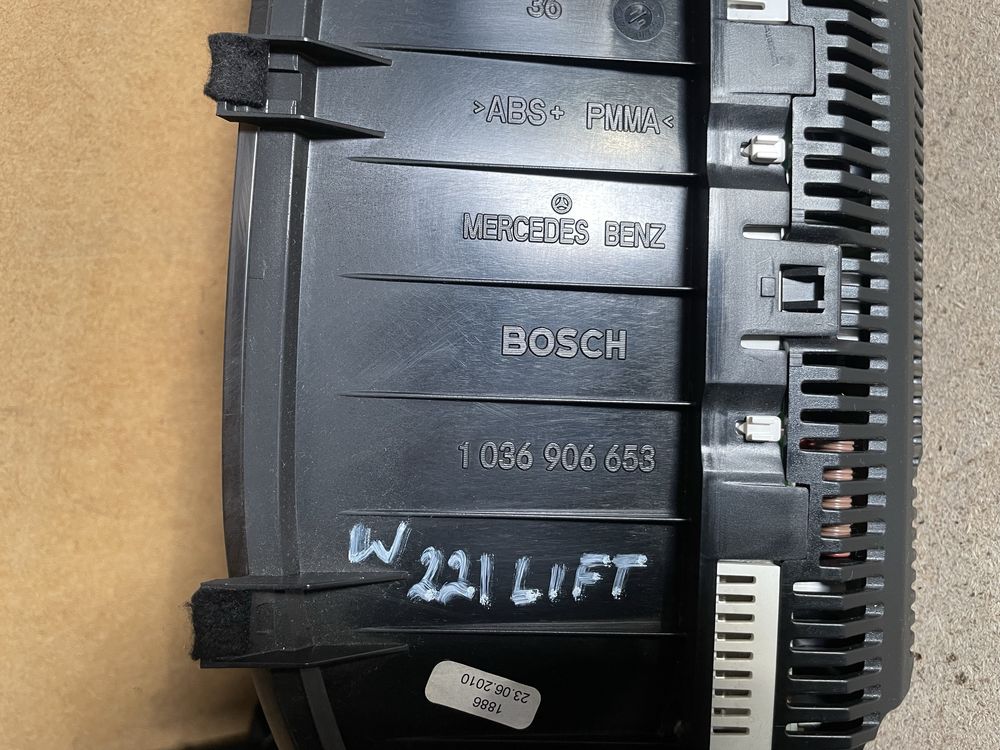Licznik Zegary S klasa w221 lift S350 cdi CL w216 lift