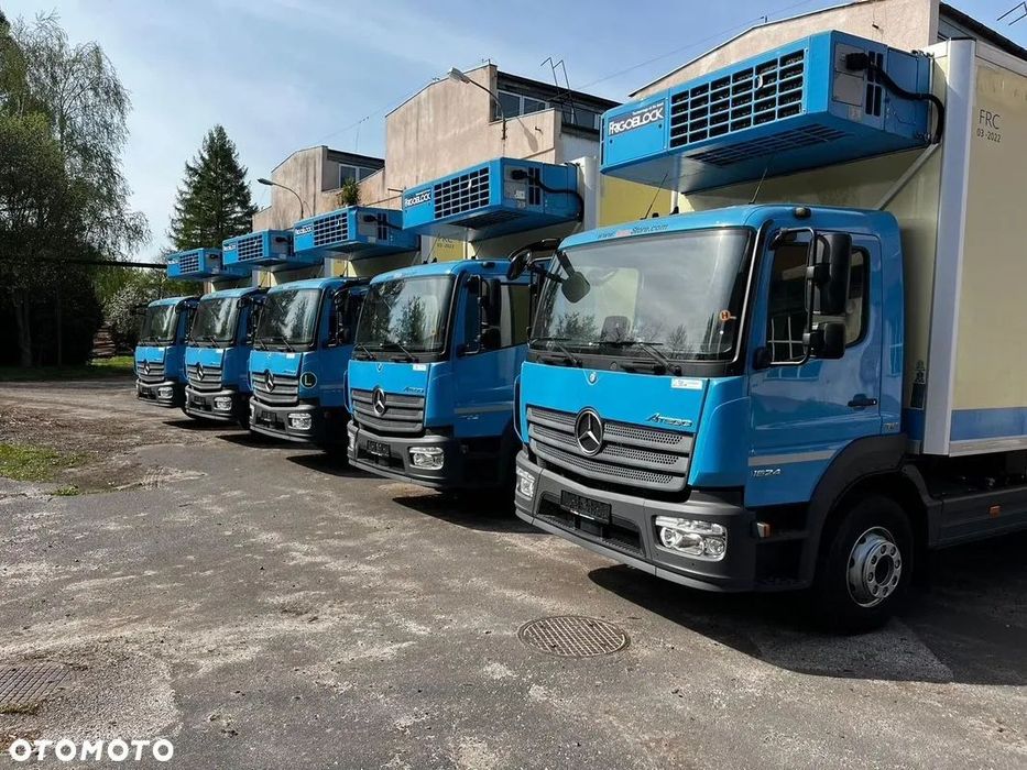 Mercedes-Benz ATEGO 1624L Chłodnia 6.15m | Drzwi | 2 x MultiTemp | Winda | Euro-6  Ład: 8000 Kg & 15 Pal & 6,20 m & Kamera & Webasto & Drzwi Stan Idealny