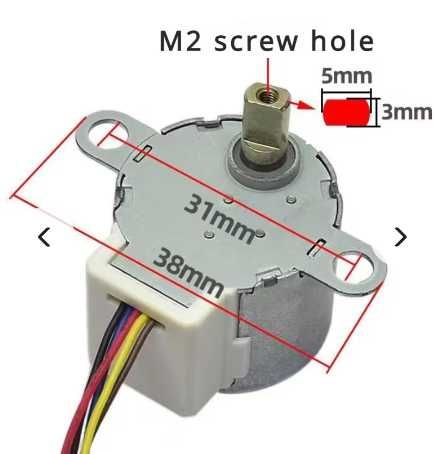 Motores DC de Passo 24BYJ8 5v 2w