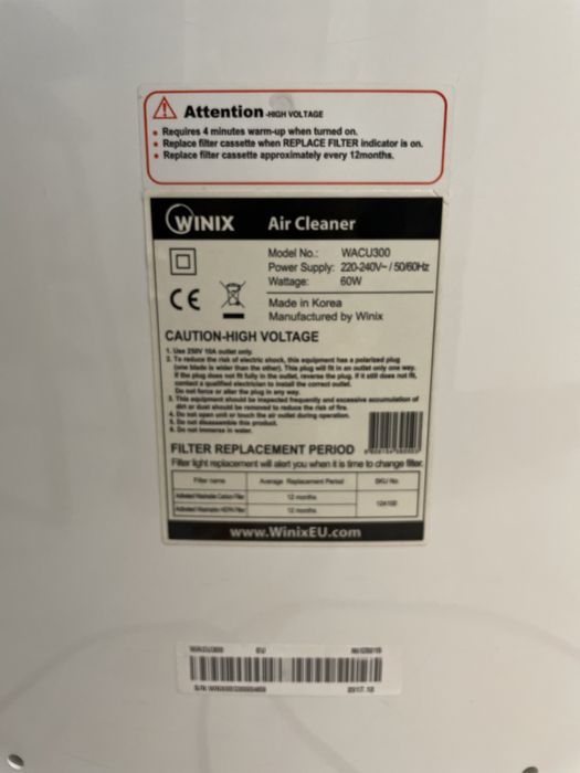 Oczyszczacz powietrza Winix, okazja!