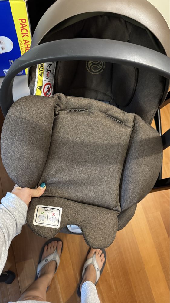 Ovo de bebe Cybex Cloud Z Plus + Cot Cybex+ Adaptadores