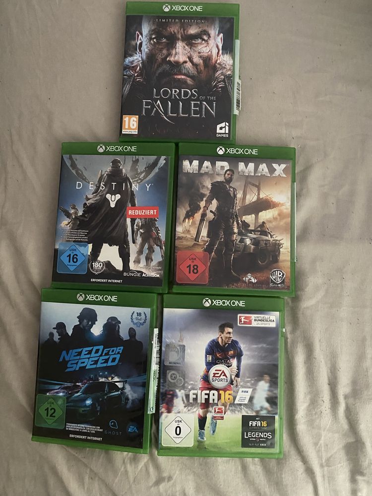 Sprzedam gry na xbox one