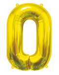 Balon foliowy złoty 80 cm 0