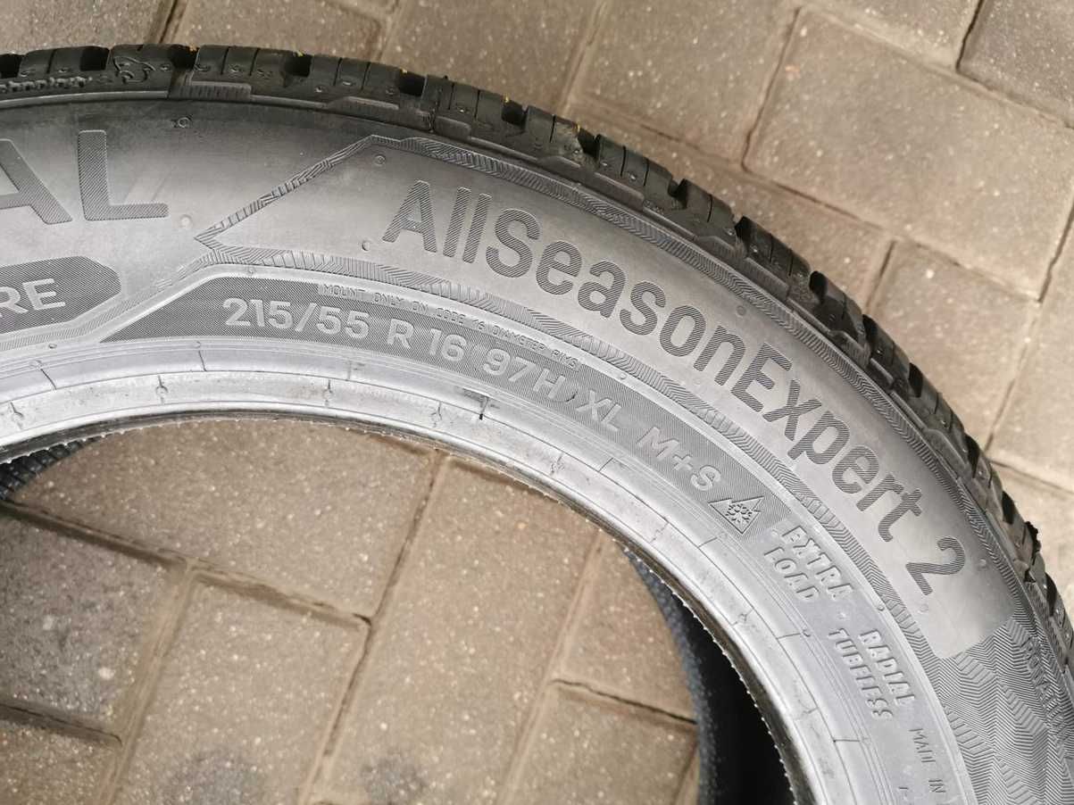 215/55 97H R16 UNIROYAL AllSeason 2024r NOWE 8mm Całoroczne Opony 2szt