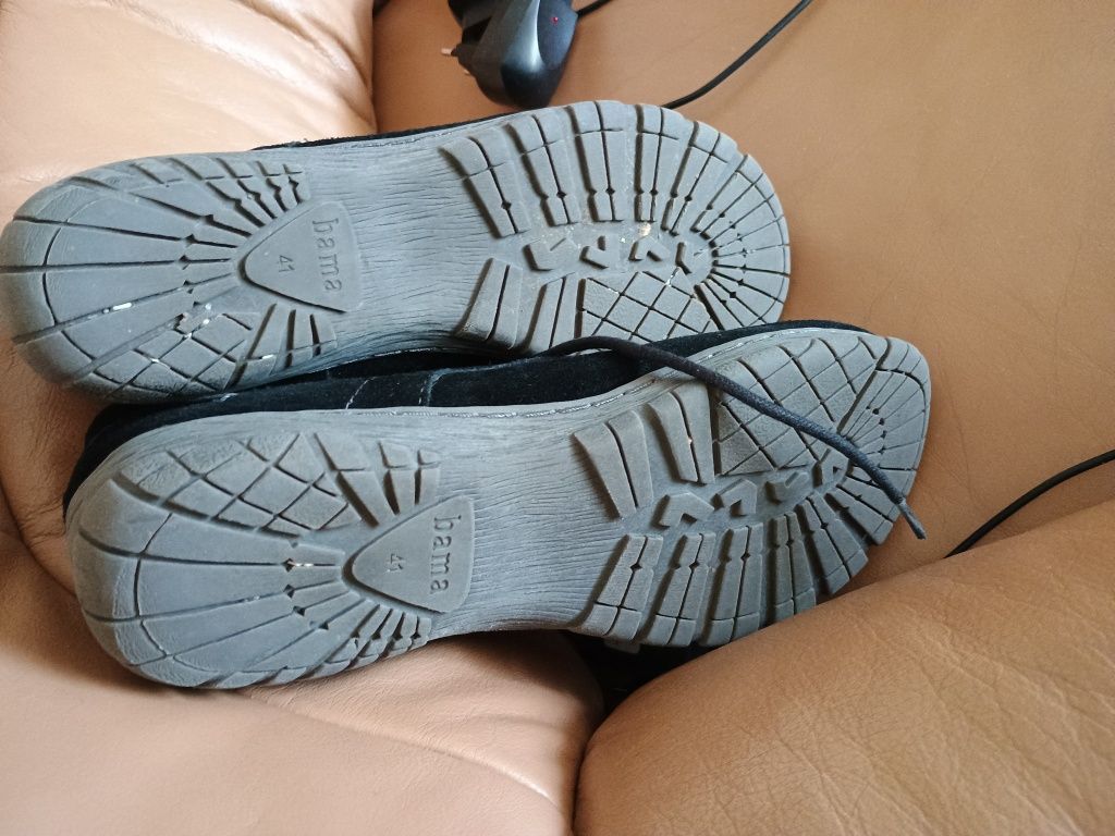 Buty damskie Bama, 41, skóra zamsz, ocieplane