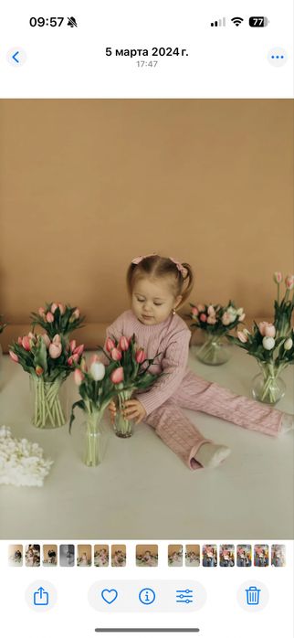 Вязаный костюм 92-98