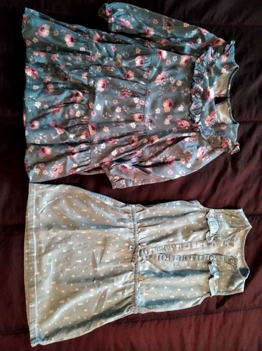 5 lotes de roupa de menina 3-4 anos