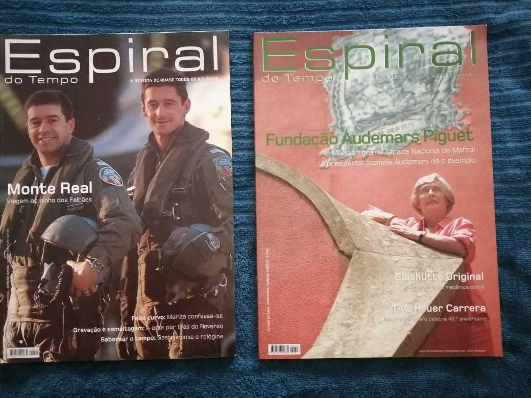 27 Revistas de relógios - Espiral do tempo