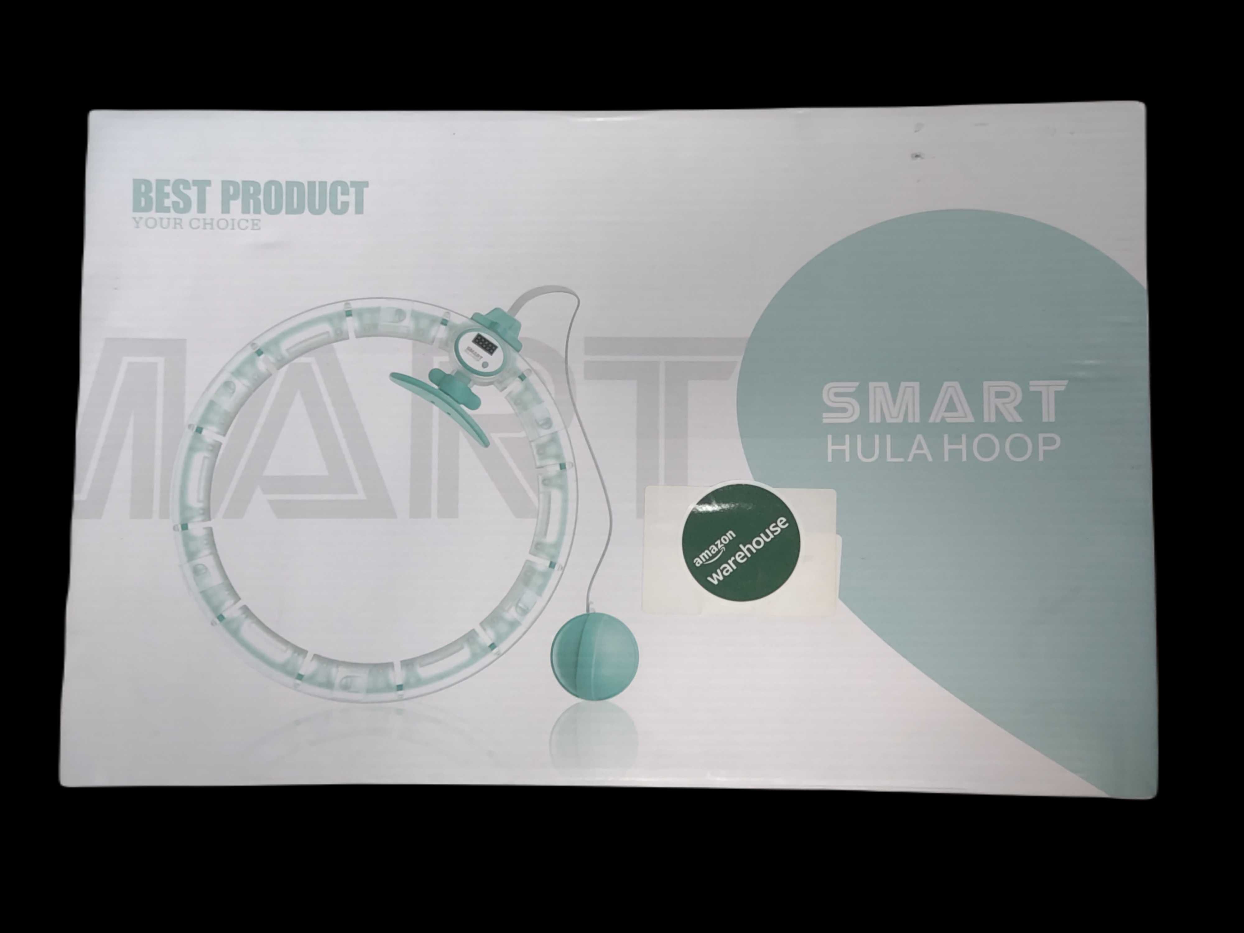 Smart Hula Hoop Hop z Licznikiem i Wypustkami Zielone