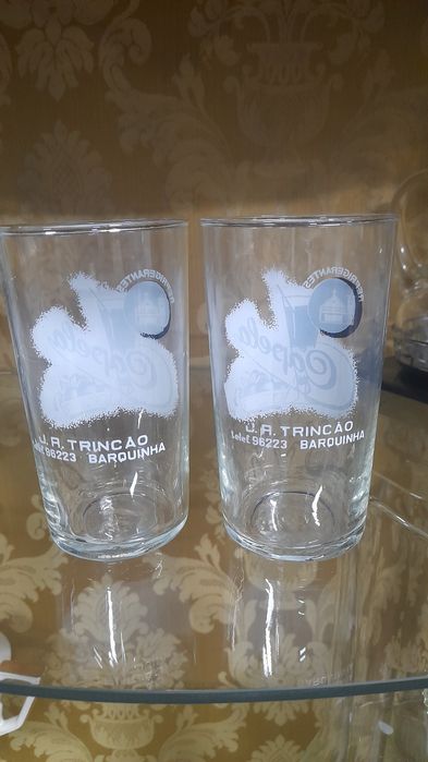 Copos Pirogravados Capela - Barquinha