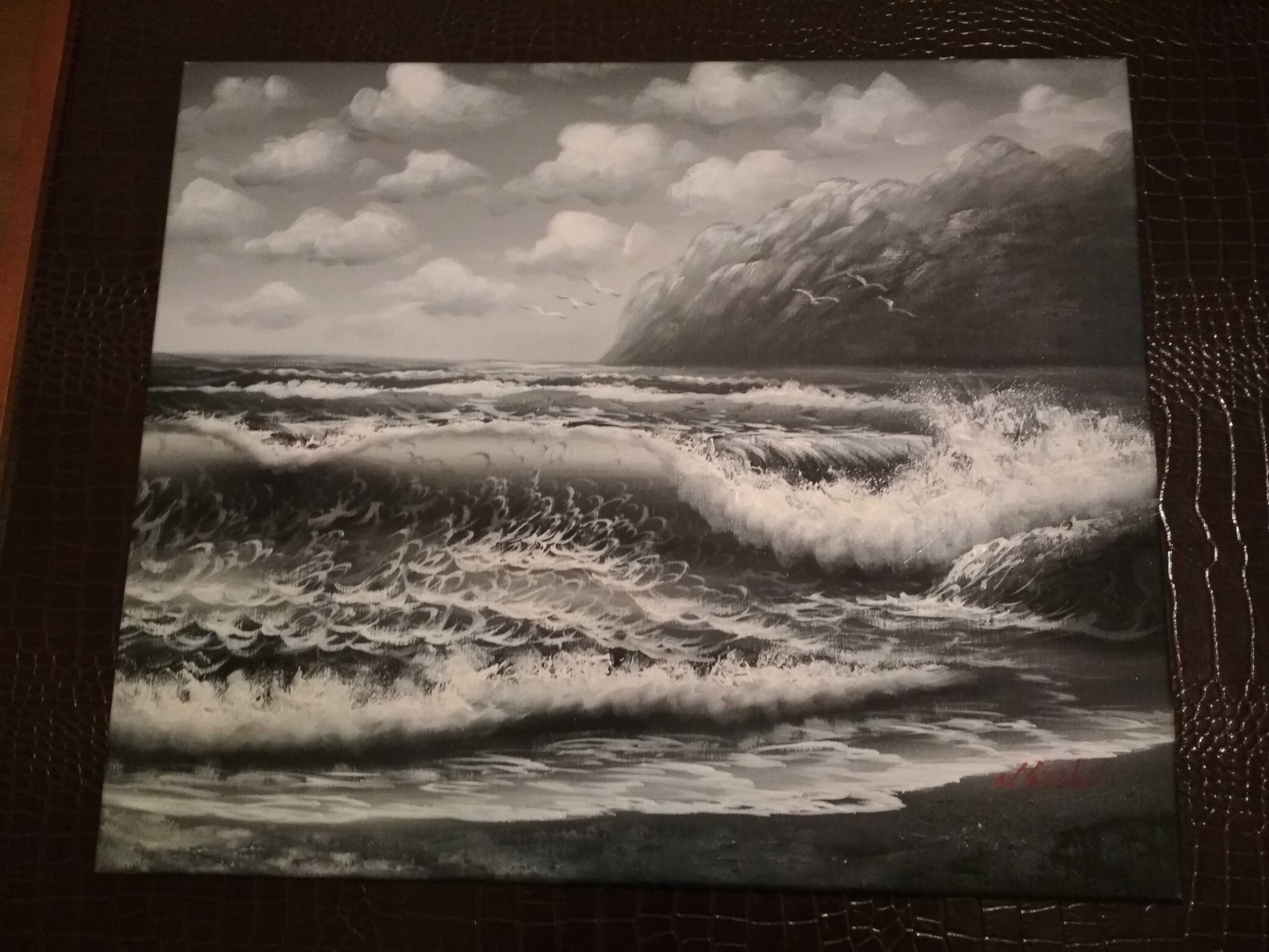 Quadro do mar em bom estado