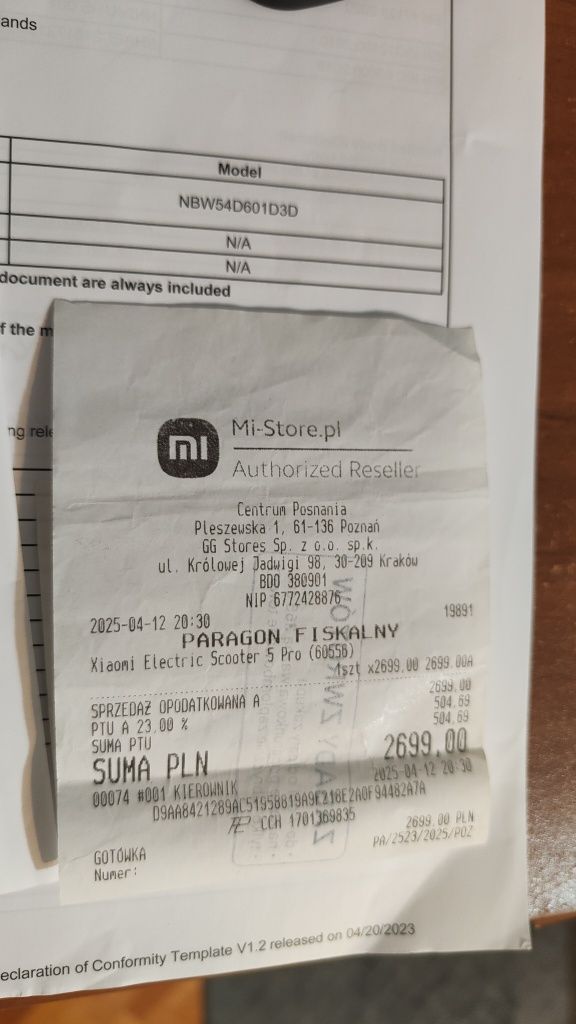 Hulajnoga elektryczna Xiaomi 5 Pro