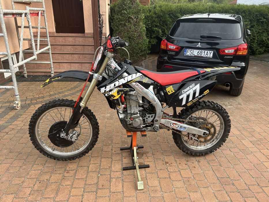 Sprzedam Honda CRF 450R 2008 NOWE sprzegło HINSON– gotowa do jazdy!