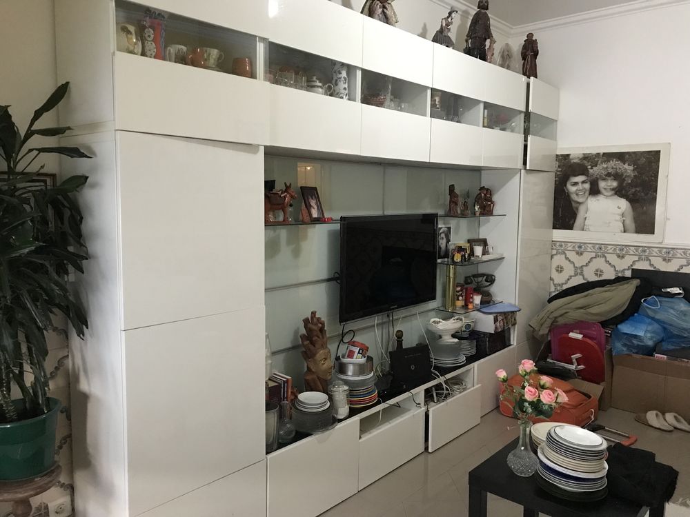 móvel de sala - ikea BESTA branco