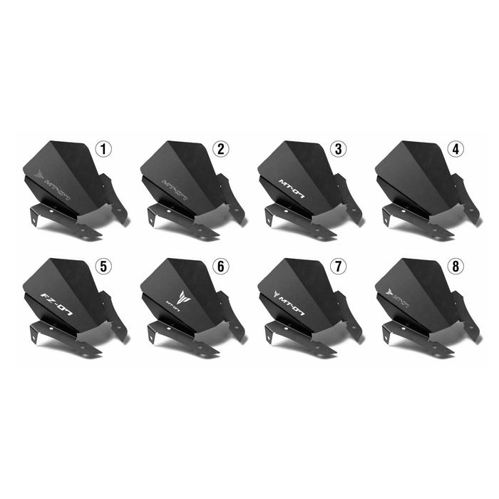 Defletor de Vento Yamaha MT-07 FZ-07 de 2014 a 2017 - Proteção Frontal