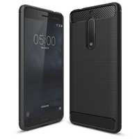 Etui Case Tpu Carbon do Nokia 5 Czarny/Black