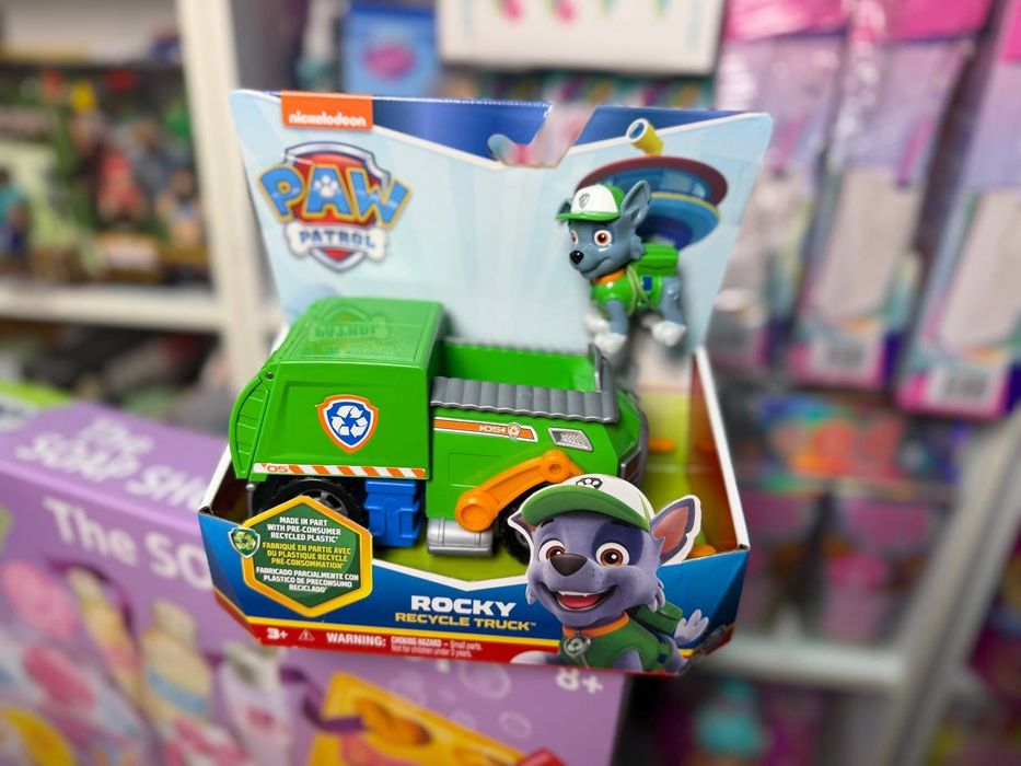 Герої PawPatrol Щенячий Патруль машинки з фігурками в асортименті