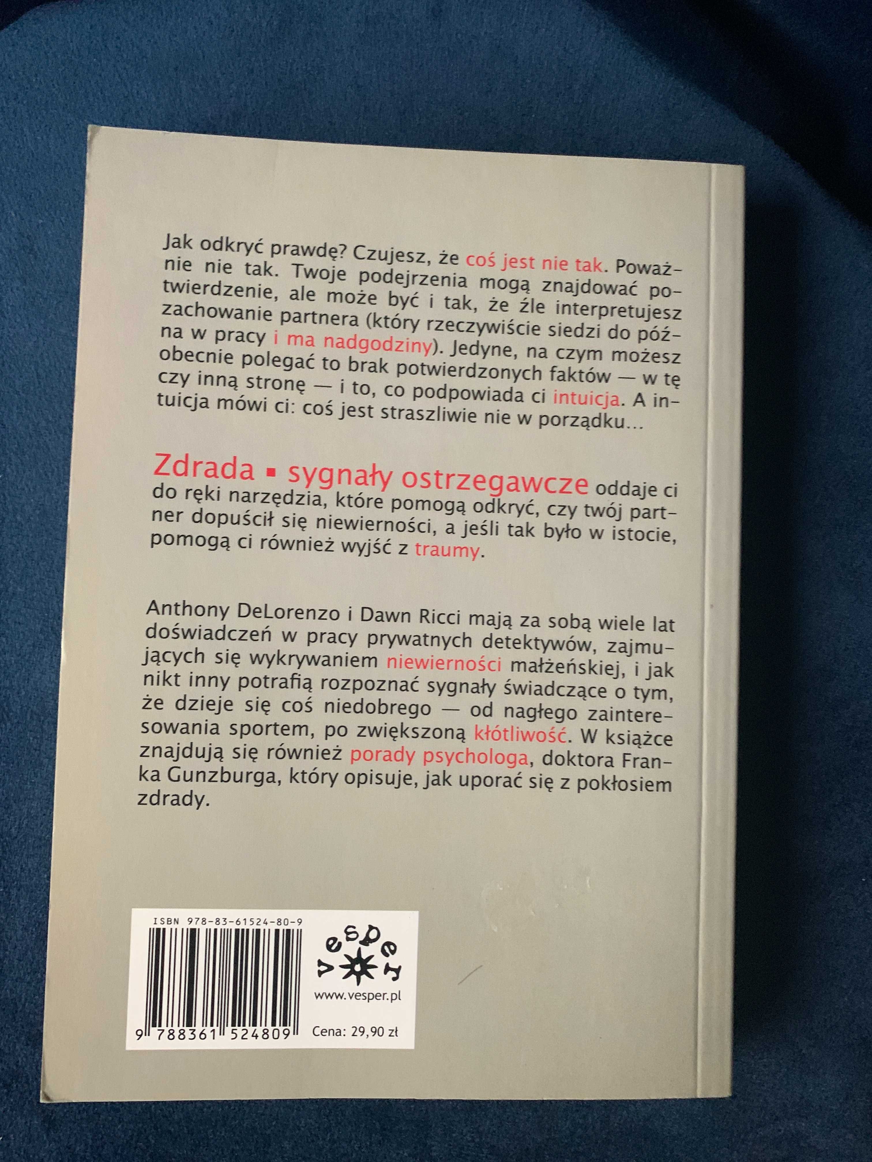 Zdrada Sygnały ostrzegawcze Anthony DeLorenzo i inni