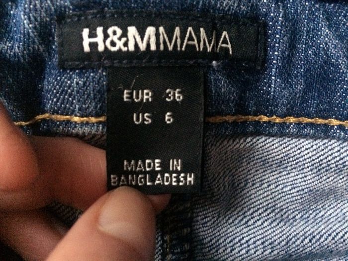 Spodnie ciążowe jeansy H&M rozmiar 36