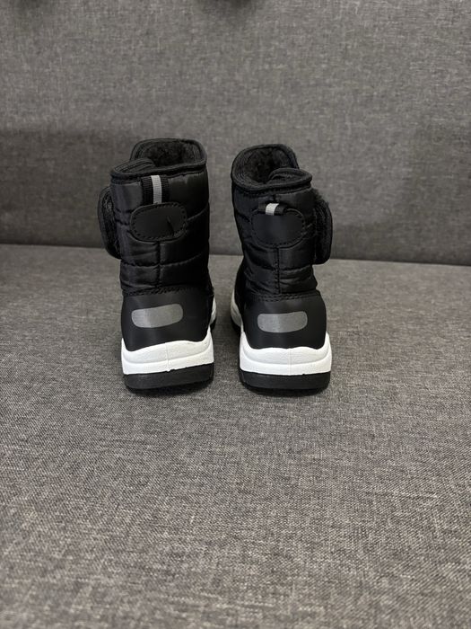 Sinsay р.27 уст.17,5см нога17см Дитячі зимові чоботи на хлопчика чорні