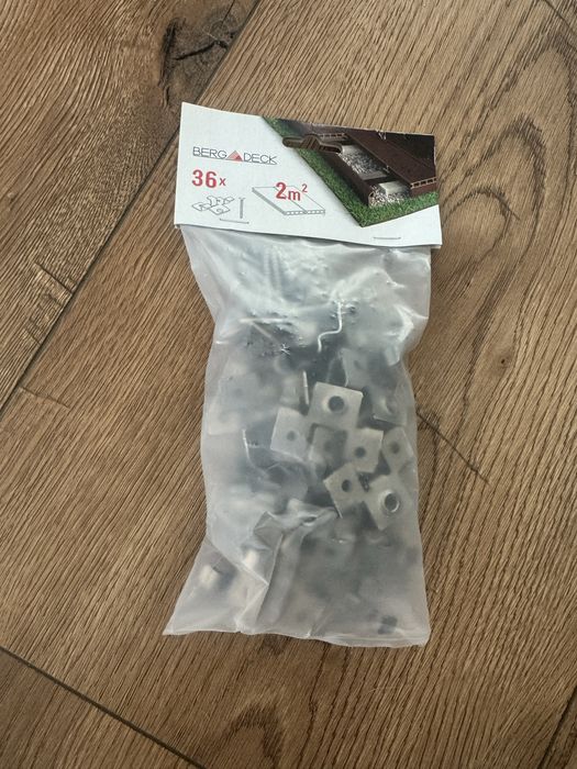 Zestaw montażowy do desek kompozytowy