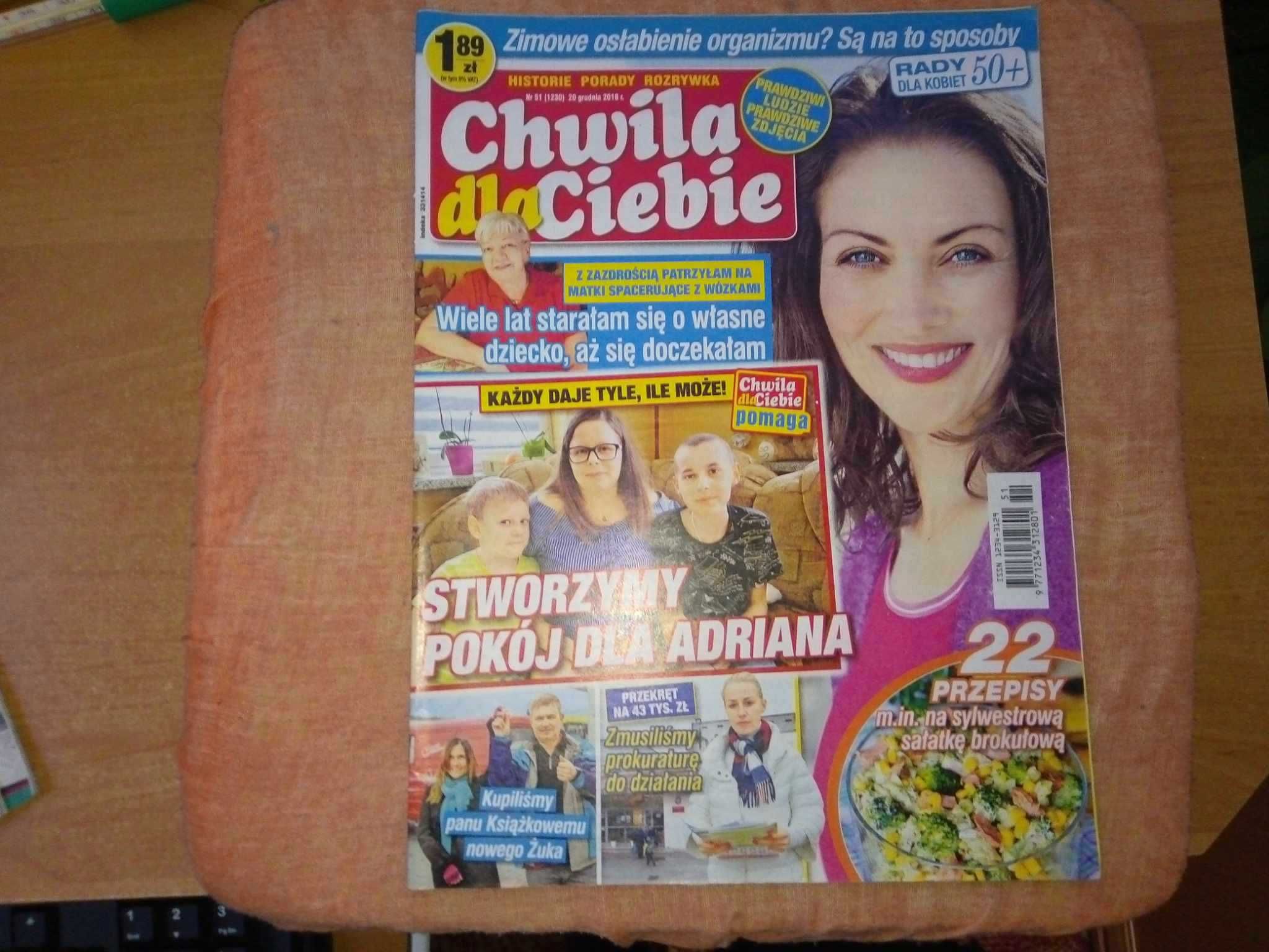 Tygodnik Chwila dla Ciebie Historie Porady Rozrywka nr 51 2018 (1230)