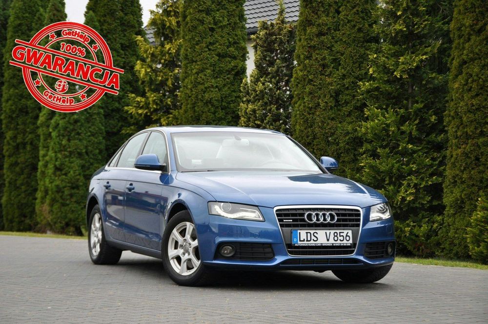 Audi A4 2.0T(211KM)*156tyś.km*Quattro*Xenon*Led*Navi*Parktronik*IWł*Alu16"ASO