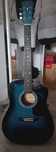 Guitarra Acústica Yosemite  Azul + Mala – Guitarra com História