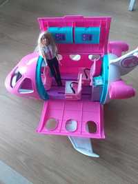 Samolot Barbie wraz z lalką - pilotką
