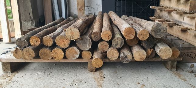 Stemple budowlane drewniane 120-130 cm