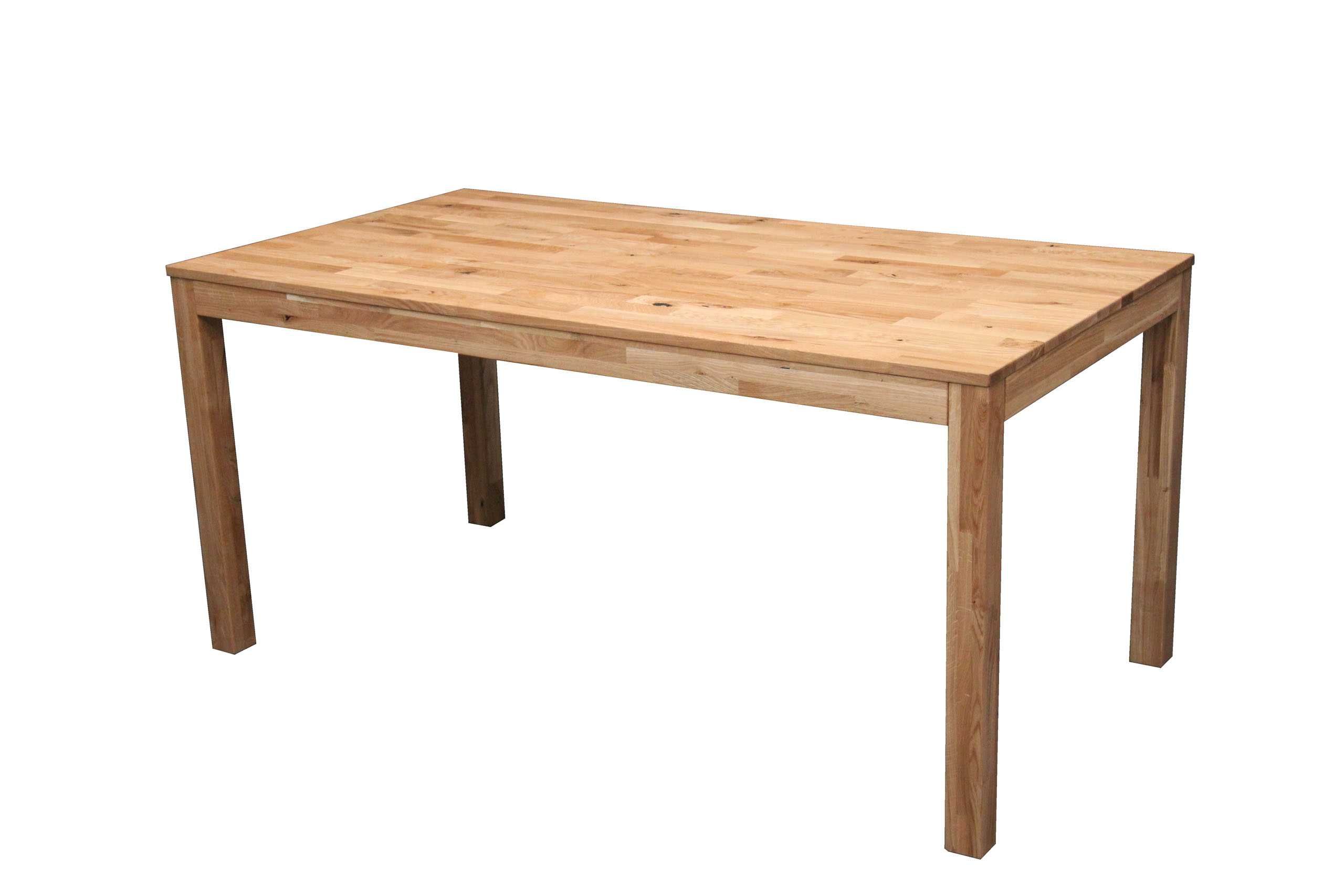 Stół dębowy drewniany do jadalni kuchni 160x85 cm Dąb BGM24.pl B 8700