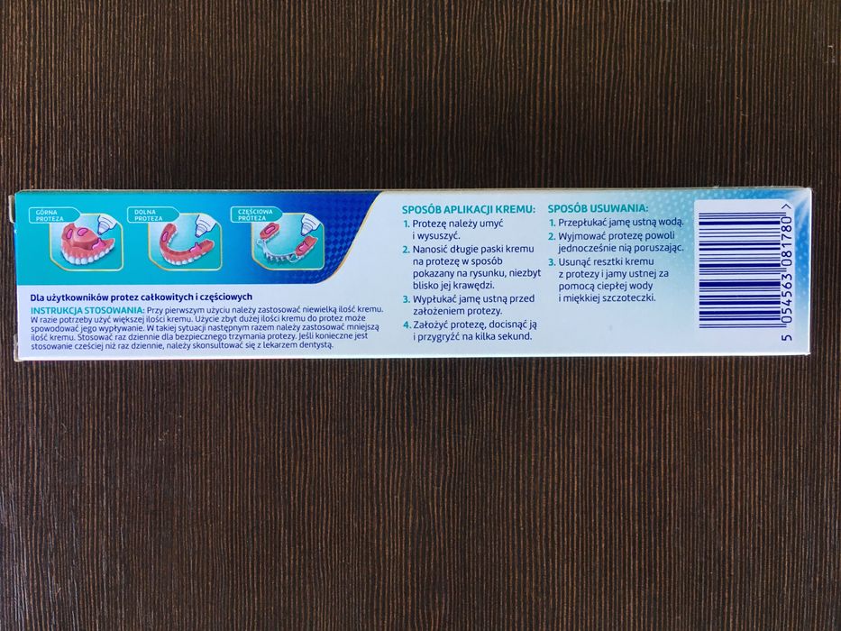 COREGA 70g Kremy mocujące do protez zębowych - Mocna Mięta